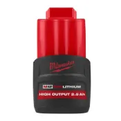 (店+)【Milwaukee 美沃奇】12V鋰電高輸出電池 M12HB2.5 M12 HB2.5 中崙五金