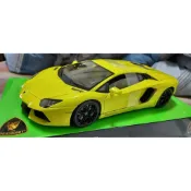 1:18 Welly FX Premium 1/18 LamborghiniAventador LP700-4檸檬黃色