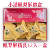 (店+)【小潘鳳梨酥】鳳梨酥精裝12入(小潘蛋糕坊 鳳梨酥 鳳凰酥 小潘潘 蛋黃酥 美食代購 伴手禮)
