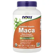 【iHerb】NOW Foods, 有機認可瑪卡，純粉，7 盎司（198 克）
