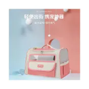 (店+)秋季撞色外出貓包電視機透明寵物背包雙肩包多功能狗狗透氣拉桿包 寵物外出包