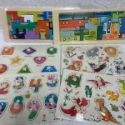 早教益智俄羅斯方塊立體拼圖「可愛動物、交通工具系列」 兒童手抓板 八大行星配對 兒童益智邏輯思維訓練玩具教具