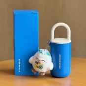 Starbucks官方正品！星巴克杯子2025 400ml假日海風提手不銹鋼保溫杯＋掛件咖啡杯果汁珍奶茶奶昔茶水杯
