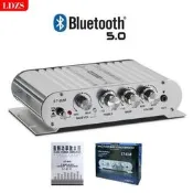 免運 超重低音2.1聲道功放機車載mp3小型功放模組藍牙播放立體聲ST-838音響擴大機