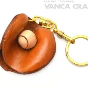 捕手手套 真皮鑰匙圈 Banca Craft 革物語