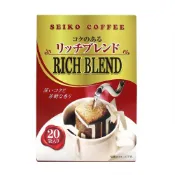 日本  SEIKO COFFEE 珈琲鑑定士嚴選濾泡式咖啡   20入   黑咖啡  濾掛 咖啡 無糖黑咖啡