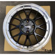 【惡駒輪業】全新鋁圈 (代號31) EQ 15吋 4孔100 6J 亮黑+拋光邊 類 B牌 LM2