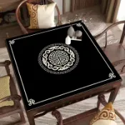 麻將桌布 麻將桌墊 麻將消音墊 打牌桌墊 手搓麻將桌墊 桌布 棋牌桌墊 麻將桌布正方形家用加厚消音靜音防滑手搓麻將毯撲克