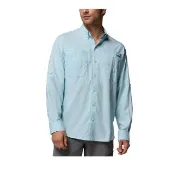 【Columbia 哥倫比亞】男款-防曬UPF40快排長袖襯衫-Tamiami™ II LS Shirt-晴空藍(UFM72530HO/KS)