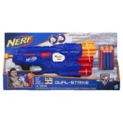 NERF Dual-Strike 雙模式玩具槍 Elite/Mega 軟彈發射器 兒童玩具