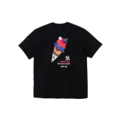  (店+)【NEW ERA】New Era MLB 紐約洋基隊 冰淇淋印花圓領夏季美式短袖T恤情侶 潮流百搭 男女同款 含禮盒裝 衣服