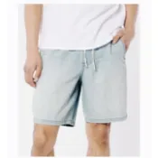 全新正品 國外購入 Hollister復古洗舊牛仔短褲 海鷗高彈性運動休閒刷色牛仔褲 男版