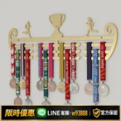 鑫永發國際貿易企業社 {可打統編 保固一年}免打孔獎牌架壁掛式獎牌展示架掛墻馬拉松運動掛架金牌榮譽收納架