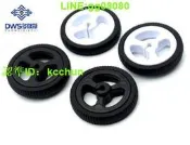 ZJ3273PI miniQ小車N20電機橡 輪 直徑34mm 碼盤34*7