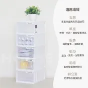 【HOUSE 好室喵】小純白收納櫃 五層 無輪(五層櫃、收納)