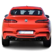 M performance BMW X4 G02 原廠 M40i 升級 X4M F98 競爭 鴨尾 鋼烤漆黑【YG】