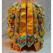 【明祥】特衣龍袍-黃 天始元尊 玉皇上帝 王母娘娘 神衣.神明衣.神明帽 8寸8 尺三 尺六