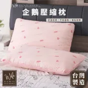 大老婆寢具【企鵝壓縮枕】纖維枕 包覆 枕頭 枕頭 枕 枕芯 護頸枕 飯店枕頭 高枕頭 低枕頭 透氣枕頭 獨立筒枕頭