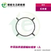 【智能生活】炒菜鍋用鑄鐵輔助爐架 (1入)  (適用品牌 林內 莊頭北 喜特麗 櫻花 豪山 通用型)