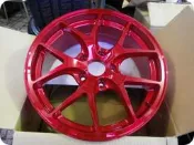 ***天下第一輪*** 全新鋁圈 M1009 17吋~7.5J~5孔114.3 糖果紅 完工價3500