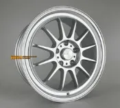 日本RF旋壓 VAG專用 17吋限量最後兩套 5X112 / 5X114  7.5J ET42  高亮銀 6.7kg