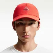 【NIKE 耐吉】帽子 運動帽 棒球帽 遮陽帽 U NK CLUB CAP U CB ACG L 紅 IH9256-696