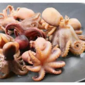 【極海鮮】消費滿$3000，送超商冷凍店取免運_野生鮮凍一口小章魚_淨重200g/盒