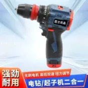 領邦五金配件 上新 雙用起子機充電式電動螺絲刀無刷大扭力鋰電批多功能家用手電鑽