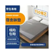 (店+)雙人單人床墊 學生宿舍床墊 記憶回彈加厚海綿軟墊 單人學生床褥 榻榻米專用炕墊 臥室可鋪式彈性床墊