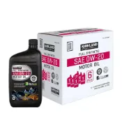 (店+)【Kirkland Signature 科克蘭】全合成機油 0W-20 946毫升 X 6入 免運