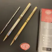 筆來筆趣》  Bargain特價優惠! 全新 Aurora Magellano 麥哲倫 925 純銀原子筆