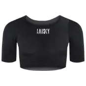 (店+)【BAISKY】百士奇自行車訓練短袖半截內搭衣 黑