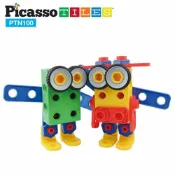 JUMP星球 (強強滾)PicassoTiles PTN100 畢卡索STEM+A螺母工匠積木組 玩具