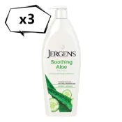 原裝Jergens潤膚乳液--蘆薈清爽(600ml)*3