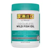 【快速出貨隔日達】澳洲進口 無腥味 野生 魚油1000mg/1500mg 400粒