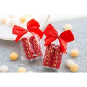 (店+)婚禮祝福語 迷你曼陀珠(2入)糖果包 送客喜糖 婚禮小物 二次進場 百年好合 永結同心 白頭偕老 永浴愛河 g3787 