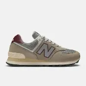 【NEW BALANCE】574 男鞋 女鞋 情侶鞋 休閒鞋 運動鞋 卡其 灰棕 復古 麂皮 D楦 NB(U574SKB)