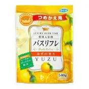【DOKODEMO】Lion Chemical Bath Refre 藥用沐浴劑，柚子香，蜂王漿萃取物，540g（補充裝）