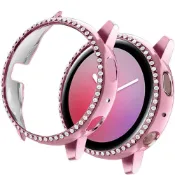 適用三星Galaxy Watch Active 2 40mm 44mm PC鑲鑽保護殼半包鏤空
