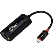玉山最低比價網 [3美國直購] SIIG JU-NE0914-S1 USB Type C 轉 Gigabit Ethernet Adapter - 10/100/1000 Mbps 乙太網路轉接器 轉換器