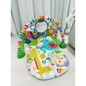 《🦖小怪獸嬰兒用品出租》-Fisher-Price 費雪 踢踢琴 健力架 可愛動物鋼琴健身器 / 出租