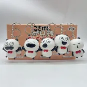  💥台現💥日式小熊西村裕二優志 GOKIGEN Panda 開心熊貓 吊飾  貼圖 公仔 轉蛋 兔子 送女友開心禮物