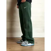 ☆CHIN代購☆ Nike 電繡勾 厚磅 綠色 森林綠 無縮口 棉褲 623455-323