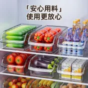 ✨特惠開搶 超值下殺  冰箱保鮮盒 整理盒 冰箱收納盒 蔬果盒 冰箱 pet冰箱收納盒食品級保鮮盒冷凍雞蛋儲物盒廚房蔬菜