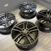 保時捷 PORSCHE Cayenne 21吋 原廠鋁圈 前後配 9.5J/11J 九成九新 輪框【YGAUTO】