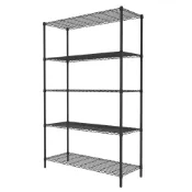 (店+)【A+探索生活】120x45x180cm五層架MIT鐵架(僅配送至1樓/鐵架/收納架/置物架/角鋼/層架/沖孔/展示架)