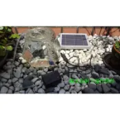 【有陽光有能量】直驅式 輕便型兩用（太陽能+行動電源） 太陽能打氣組 USB 氣泵 魚池 / 魚缸增氧 戶外缸