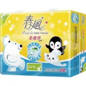 春風 柔膚感抽取式衛生紙 110抽 x 24包【萬家福】