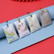 【佰佳客製】 端午節香包香囊空袋子汽車古風隨身掛件刺繡胎毛荷包平安福袋定製