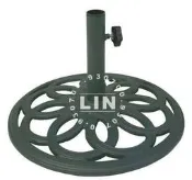【傢室家具】▲P966-20傘座鑄鐵旗座12KG
